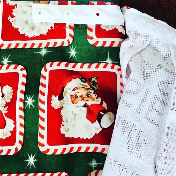 Xmas apron with removable hand towel - Picture 3 of 13